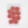 A set of buttons, 4 punctures, d = 20 mm, 10 pcs, pink color