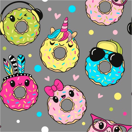 Belezza Donat 160x200cm, Gray, Microfiber 200g/m, PE 100%-1