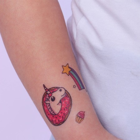 Temporary translated tattoos "Unicorn", 11 × 16 cm-3
