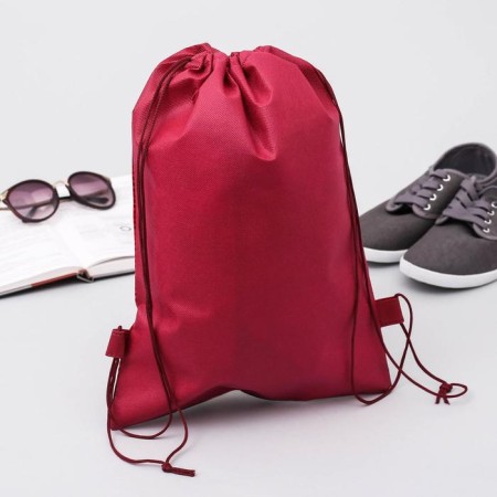 A bag for shoes "I love sport" Wedding canvas 30 x 40 cm-4