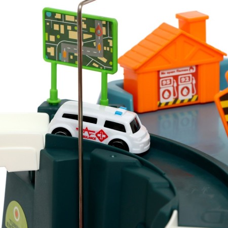 Auto traffic "dinosaur", sound effects, smoke effect-6