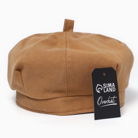 Beret, sandy color, rr 56cm