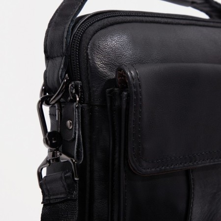 Male bag, Fidelio Largo, black color-4