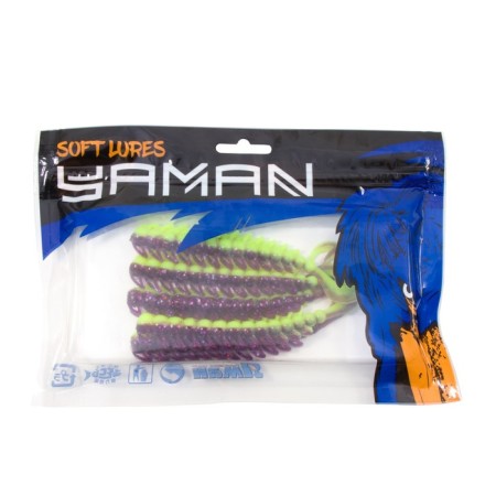 Twizter Yaman Pro Ruff, 12.7 cm, color #26-Violet Chartreuse, packaging 5 pcs.-2