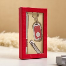Gift set 3v1 (pen, nippers, flashlight red)