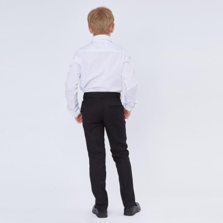 School shirt for a boy, white color, height 122 cm-4
