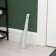 Spoon-cut for shoes with hook, 31.5 cm, gray color