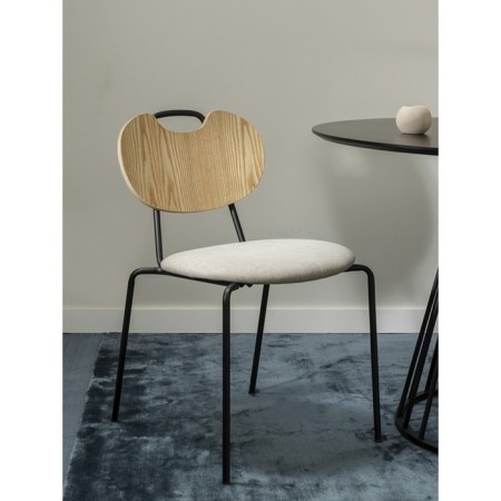 Hillen chair, 565 × 445 × 785 mm, the color is light brown-13