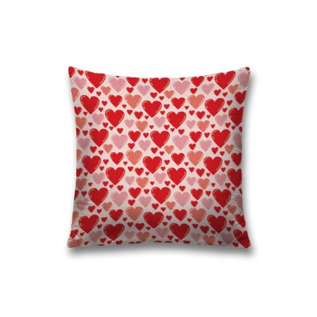 Pillowess decorative "Sea of ​​hearts", on a zipper, size 45x45 cm