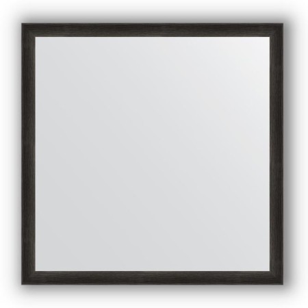 Mirror in the baguette frame - Black oak 37 mm, 70 x 70 cm, evoForm