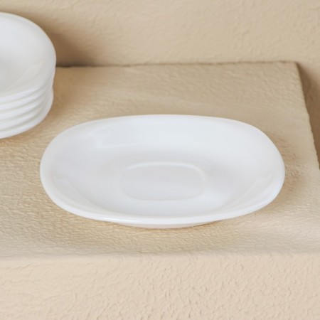 Tea Service Luminarc Carine, 220 ml, glass ceramic, 6 people, white color-5