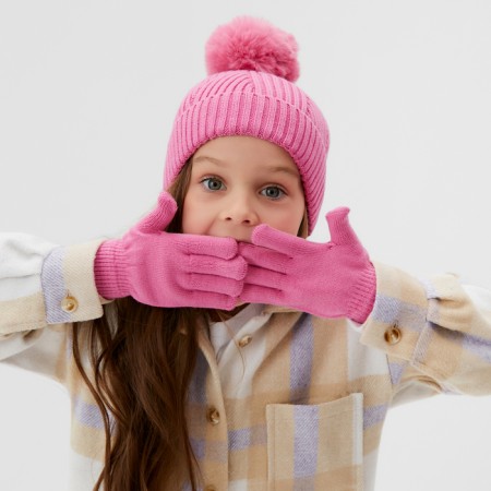 COMPLE CHART and gloves KAFTAN R.52-54 Pink-2