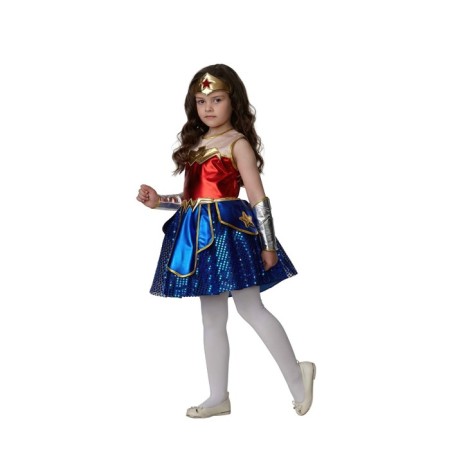 Carnival costume "Wonder Woman" premium Warner Brothers R.128-64-1
