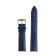 Solomon watch strap 20 mm, genuine leather, L-20 cm, dark blue