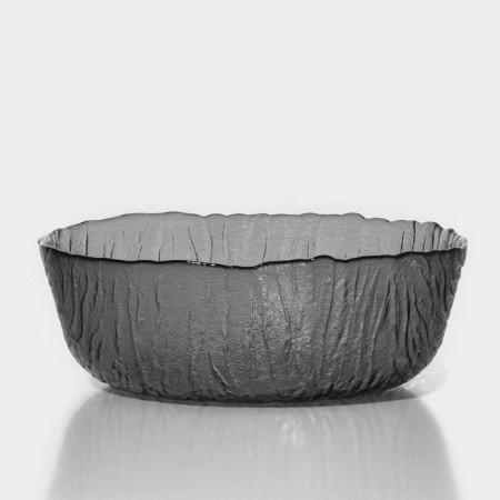 Glass of glass soup "volcano", d = 17.5 cm, graphite