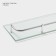 Bathroom shelf, 50 × 12 × 4 cm, metal, glass