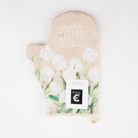 The mittens-output "The most kind" 20x28cm, sarzha, 100% x/l, Vatin 250g/m2-3