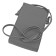 Women's bag B2812-05140, gray color, genuine leather, 13x6x22 cm