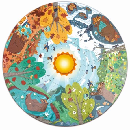 Puzzles luminous Hape "smart", "four times of the year"