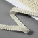 Decorative braid "Chanel", 10 mm, 10 ± 1 m, beige color