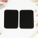 Clothes for clothing, 10 × 7.5 cm, adhesive, steam, black color