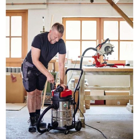Construction vacuum cleaner Einhell TE-VC 2230 SA, 1150 W, stainless steel 30 L, ECO, 3 m, D = 36 mm-8