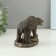 Figure "Bear Master Taiga" 10x13cm bronze