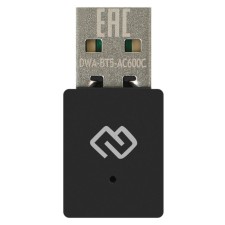 WIFI + Bluetooth Digma DWA-BT5-AC600C AC600 USB 2.0 (Ant. VNTR.) 1ant. (Pack 10047