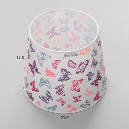 Universal lampshade "Butterflies" E27/E14 24x24x19cm-3