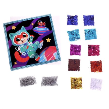 Application with sequins "Amazing Cosmos"-3