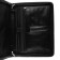 Business folder, artificial leather, 370 x 275 x 50 mm, with a metal press, with a pen, 6D52 "lux", black
