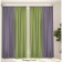 Set of curtains "Canvas", size 200x250 cm, 2 pcs, olive color, purple color