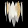 Sconces st. SL1224.201.02. Lastra. 2x60 watts, E14, 24x36 cm, golden color