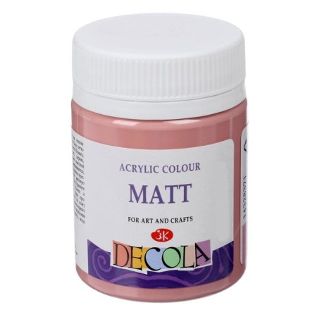 Acrylic matte paint 50 ml, ZHK Decola, dusty rose, 14328371-1
