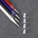 A set of rods, heat -cutting, 40 pcs, white/red/black/blue color