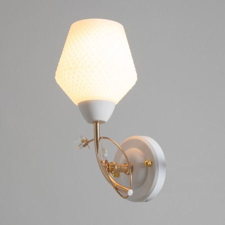 Bra "RUKI" E27 40W white-gold 27x18x15 cm-1