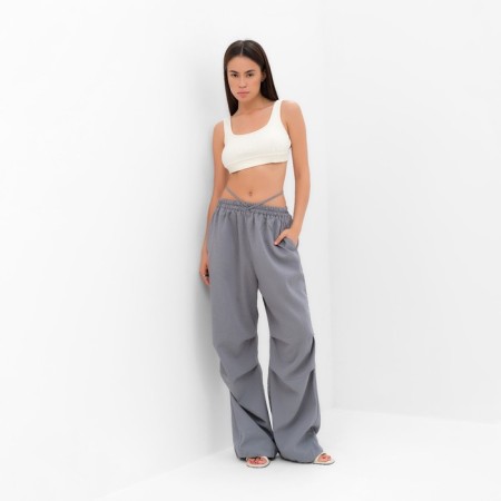 Cargo trousers Women's Mist Summer Time, Gray, p. L (50-52)-4