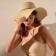 Women's hat minku, col. Beige, river 58