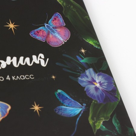 School Diary 1-4 class, in a solid cover, 48 liters "September 1: butterflies"-2