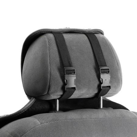 Kit on the seat, natural wool, 145x55 cm, gray-7