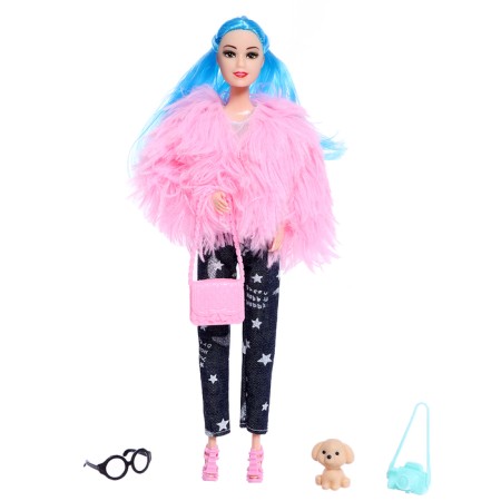 Carbonnic “stylish little thing” doll with a pet and accessories, mix-11
