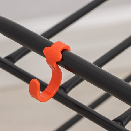 Shoe stand, 3 tiers, 65 × 30 × 48 cm, black color-3
