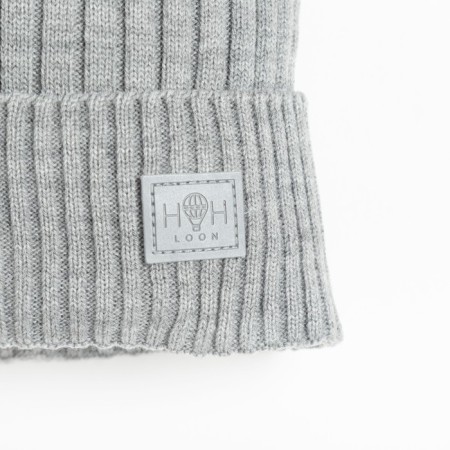 Children's hat, gray color, size 52-56-2