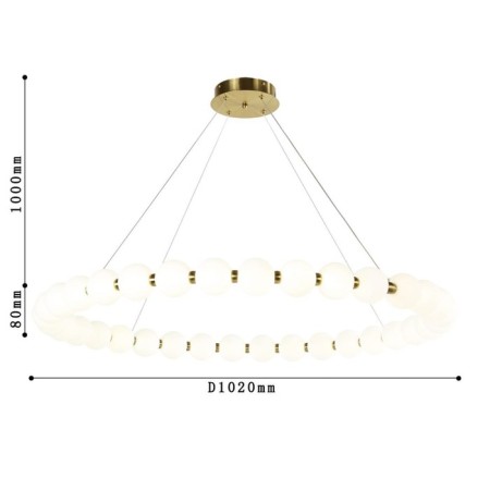 Gubbare 1020 mm hanging chandelier, LED 72W-2