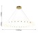 Gubbare 1020 mm hanging chandelier, LED 72W