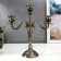 Summary Metal for 3 candles "Rosary" brass 37x31x12 cm