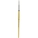 Synthetic brush, round, gamma "Gold Brush" No. 4, French mount, short handle
