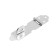 Layer with eyeless castle, 65, stainless steel