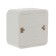 Smartbuy "Jupiter" socket, 16 a, single, open, with salary, white