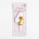 A candle for a cake on a “line” skewer, a number 4, 5.5 cm, white and gold